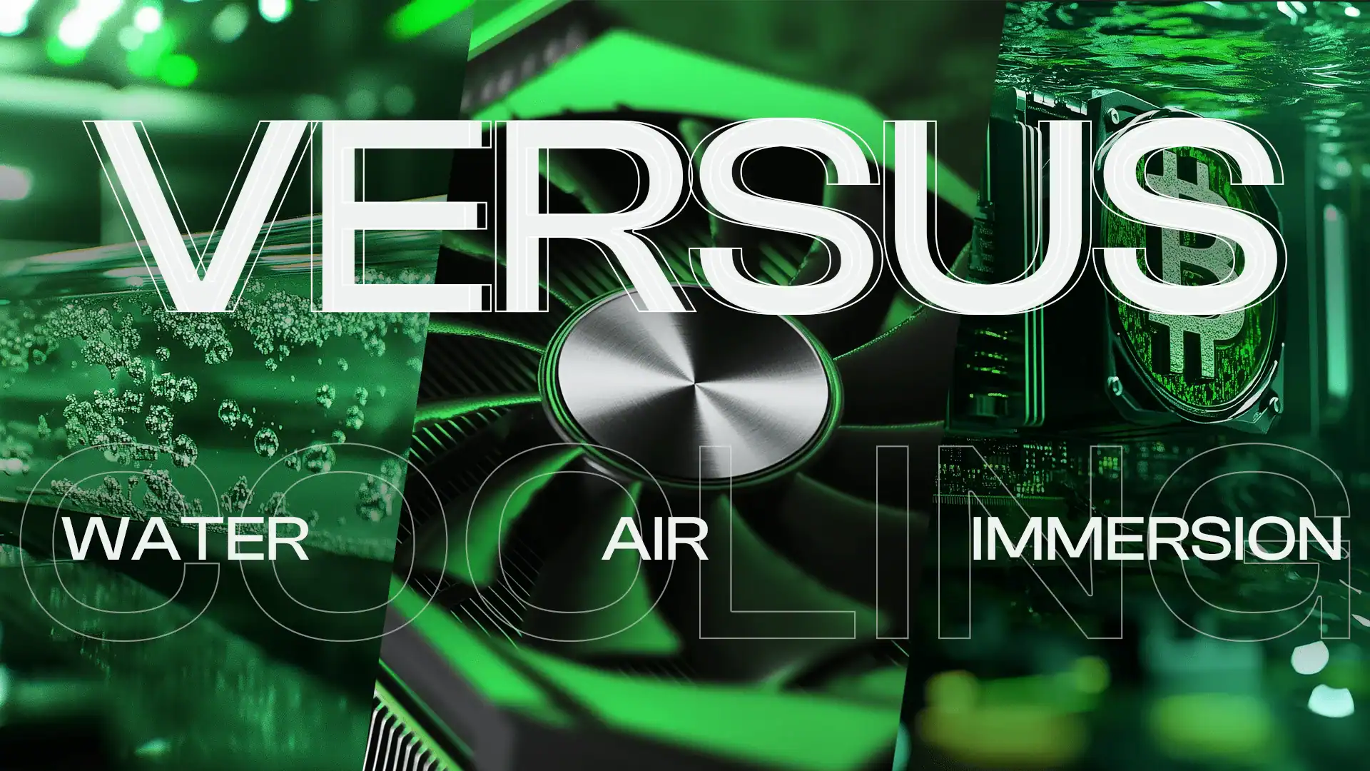 Les diffÃƒÂ©rentes mÃƒÂ©thodes de refroissement des miners : air cooling, water cooling, immersion cooling